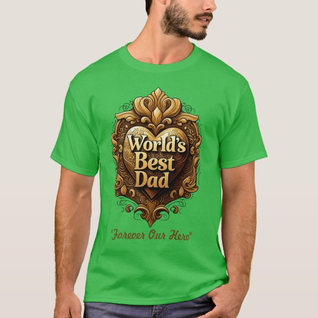 "Golden Heart Dad" T-Shirt (Front)