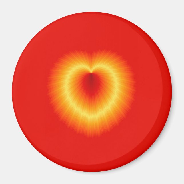 Golden Heart Magnet (Front)