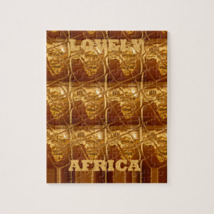 Golden Heart of Africa Jigsaw Puzzle