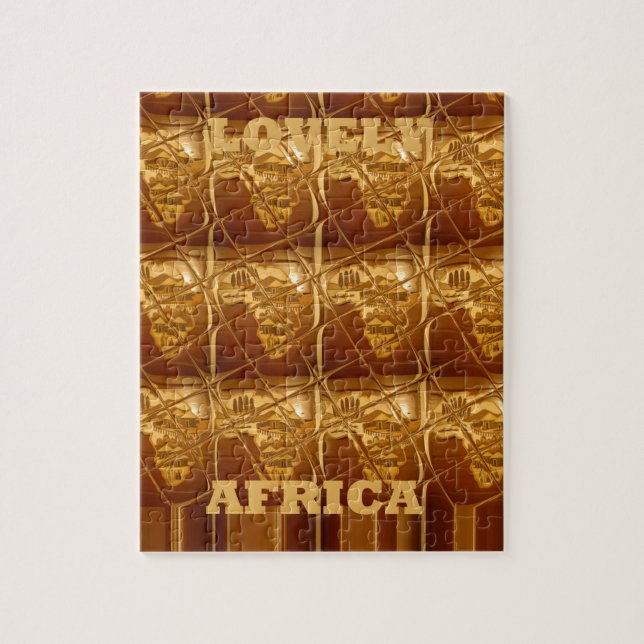 Golden Heart of Africa Jigsaw Puzzle (Vertical)