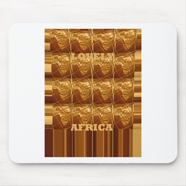 Golden Heart of Africa Mouse Pad (Front)