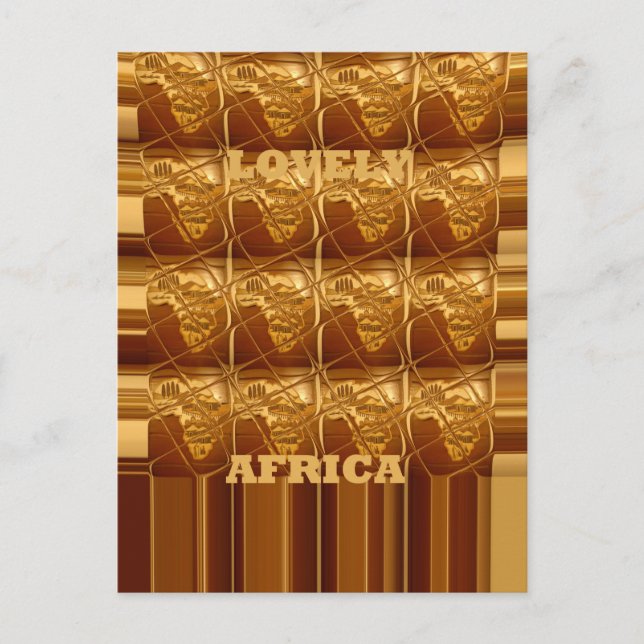 Golden Heart of Africa Postcard (Front)