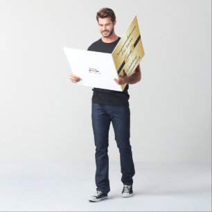 Golden Heart Personalised 50th Wedding Anniversary Card