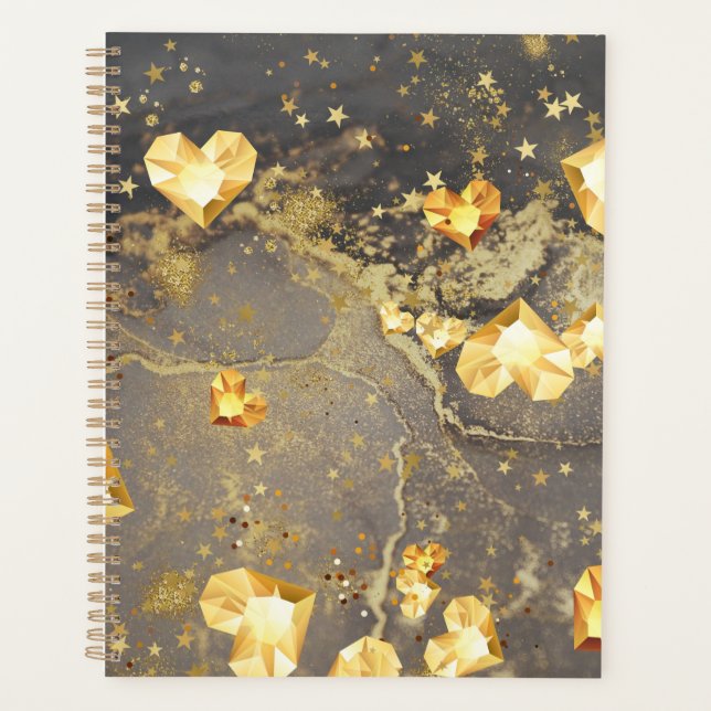 Golden Heart  Planner (Front)