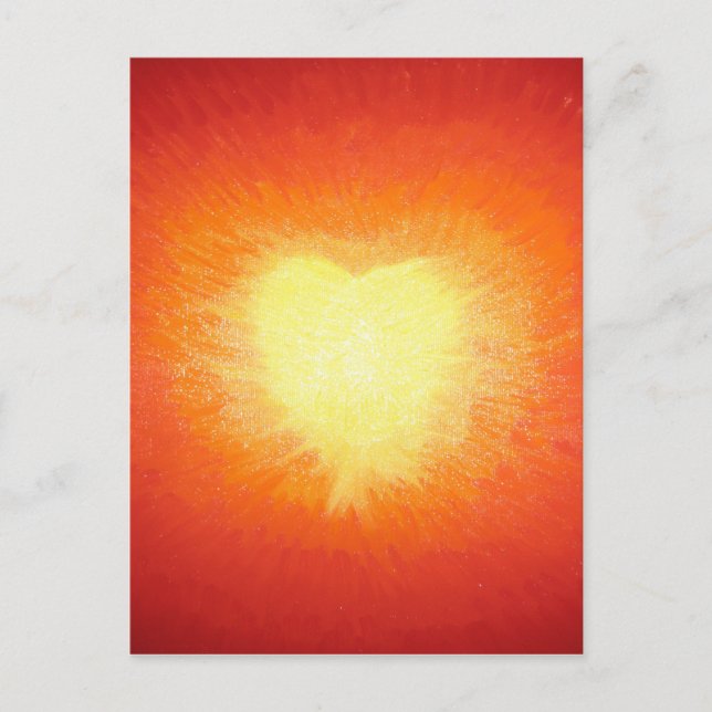 Golden Heart Postcard (Front)