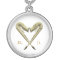 Golden Heart Saxophones Silver Plated Necklace