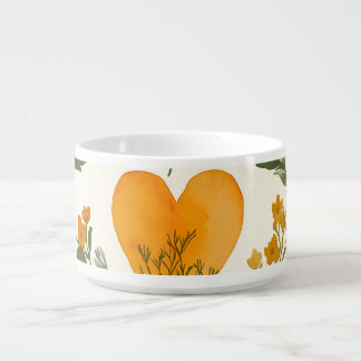 Golden Heart Wildflower Bowl