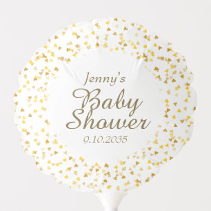 Golden Hearts Baby Shower / Sprinkle Favor Balloon