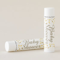 Golden Hearts Baby Shower / Sprinkle Favor Lip Balm