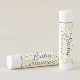 Golden Hearts Baby Shower / Sprinkle Favor Lip Balm