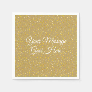 Golden Hearts Napkins