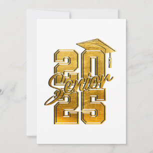 Golden High School Graduation 2025 Invitation