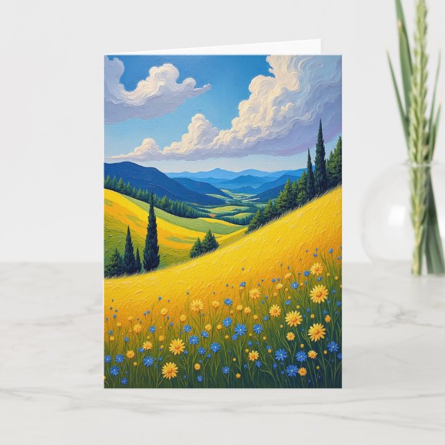 Golden Hills Birthday Card (Front)