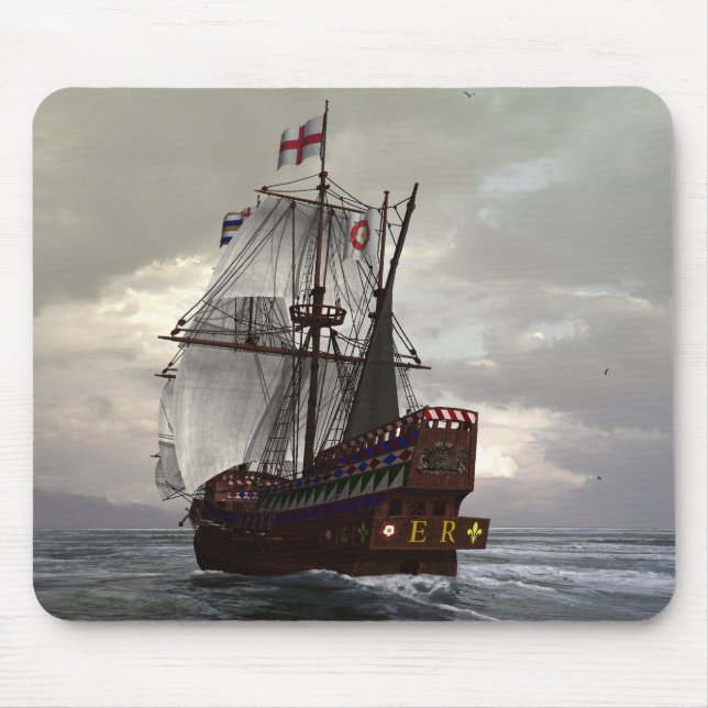 Golden Hind Mouse Pad (Front)