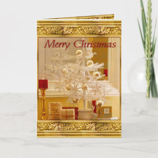 Golden Holidays Card