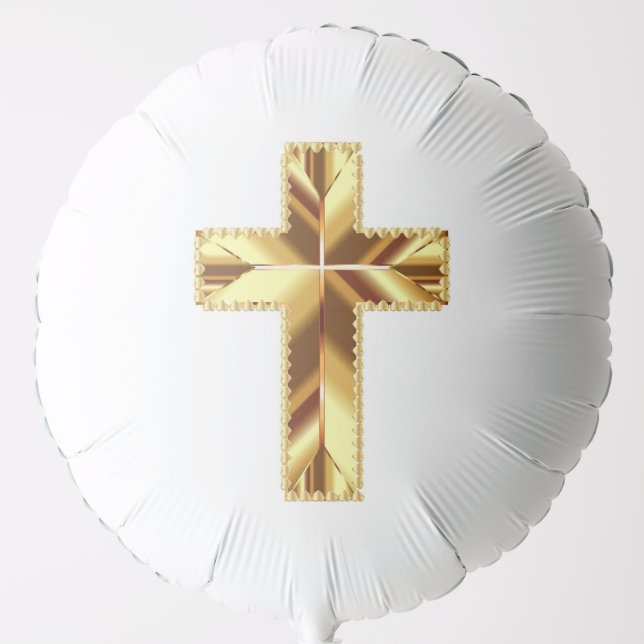 GOLDEN HOLY CROSS BALLOON (Front)