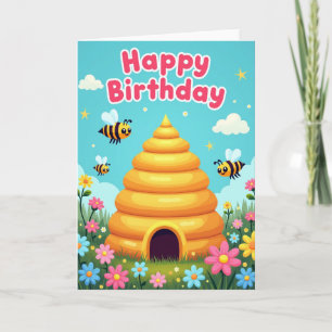 Golden Home Birthday Card