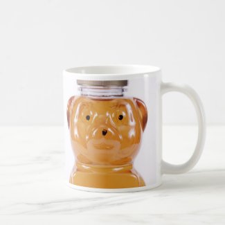 Golden Honey Bear Face 2 Sided Coffee Mug