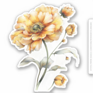 Golden Honey Fairy World – 04 Carrying Flowers Sti Sticker