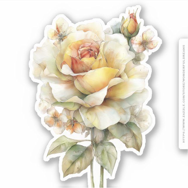 Golden Honey Fairy World – 04 Carrying Flowers Sti Sticker (Front)