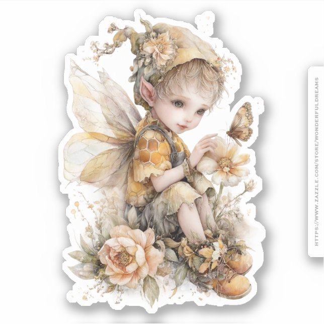 Golden Honey Fairy World – 2b The Awakening Sticker (Front)