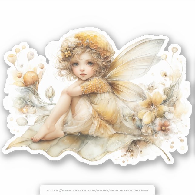 Golden Honey Fairy World – 2b The Awakening Sticker (Front)