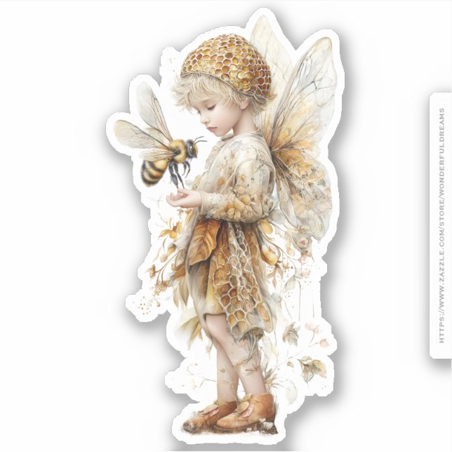 Golden Honey Fairy World – 2b The Awakening Sticker (Front)