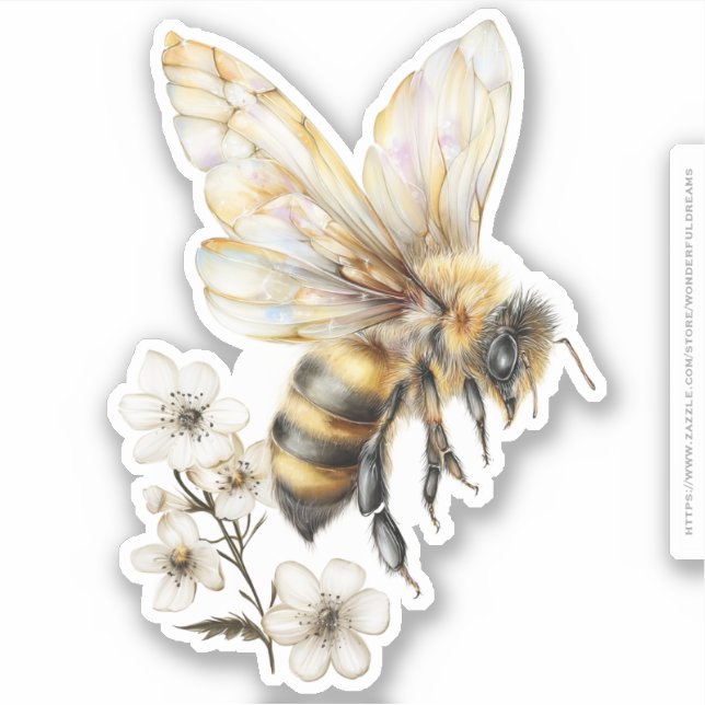 Golden Honey Fairy World – 2b The Awakening Sticker (Front)