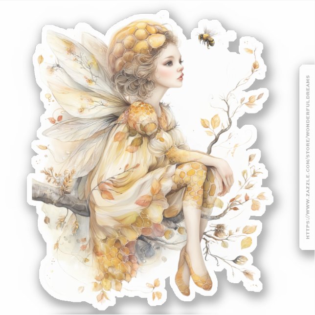 Golden Honey Fairy World – 3a The Awakening Sticker (Front)