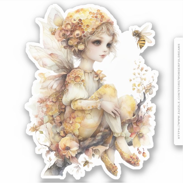 Golden Honey Fairy World – 3a The Awakening Sticker (Front)