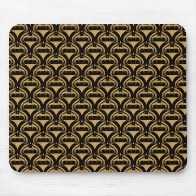 Golden Honey Retro Cool Mousepad (Front)