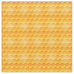 Golden Honeycomb Pattern Fabric