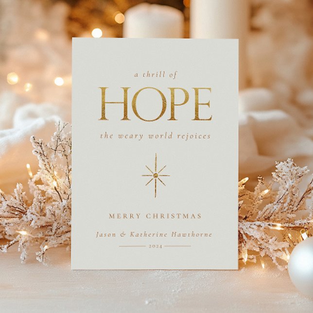Golden Hope Christmas Card (Creator Uploaded)