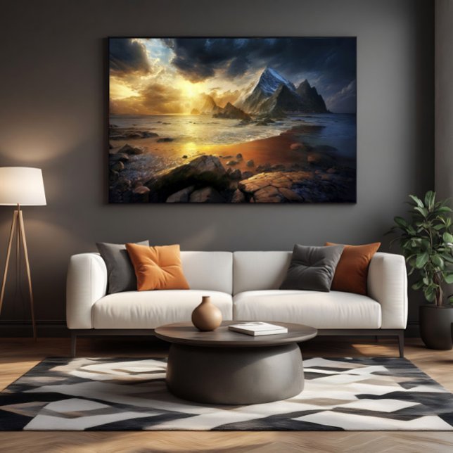 Golden Horizon Canvas Print (Creator Uploaded)
