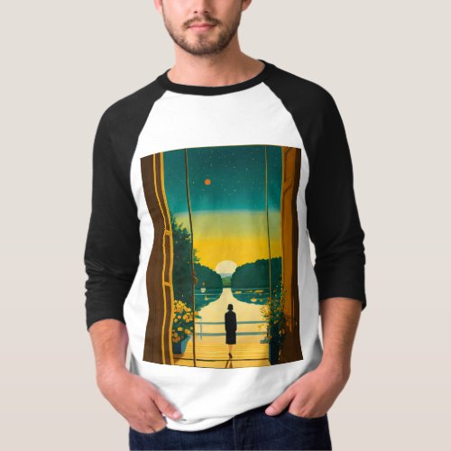 Golden Horizon Sunset Vibes T_Shirt T_Shirt