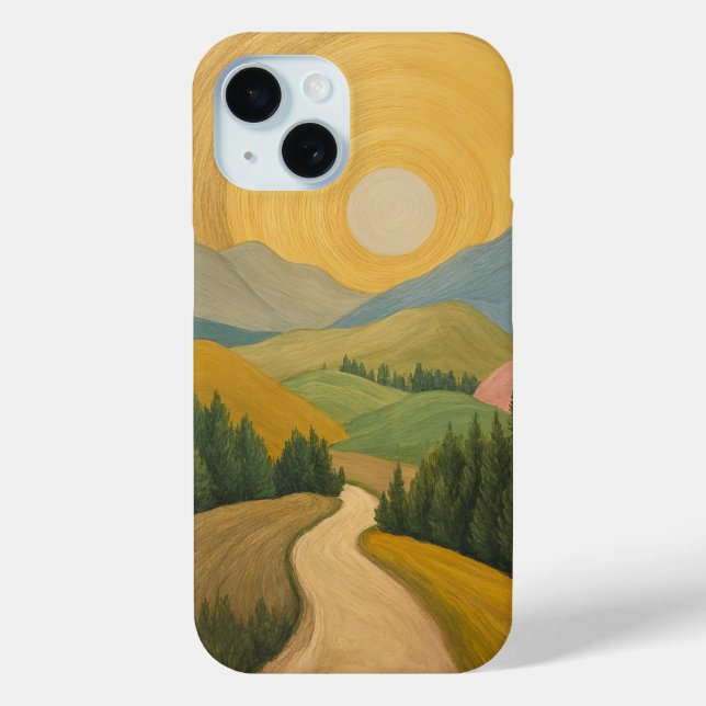 Golden Horizon Trail Case-Mate iPhone Case (Back)