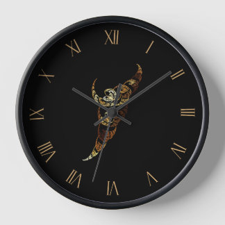 Golden Horn of Plenty Clock