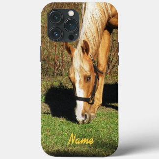 Golden Horse Closeup iPhone 13 Pro Max Case