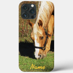 Golden Horse Closeup iPhone 13 Pro Max Case