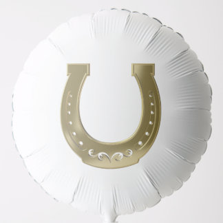 Golden horseshoe balloon