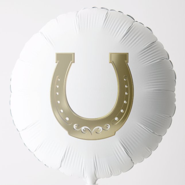 Golden horseshoe balloon (Front)