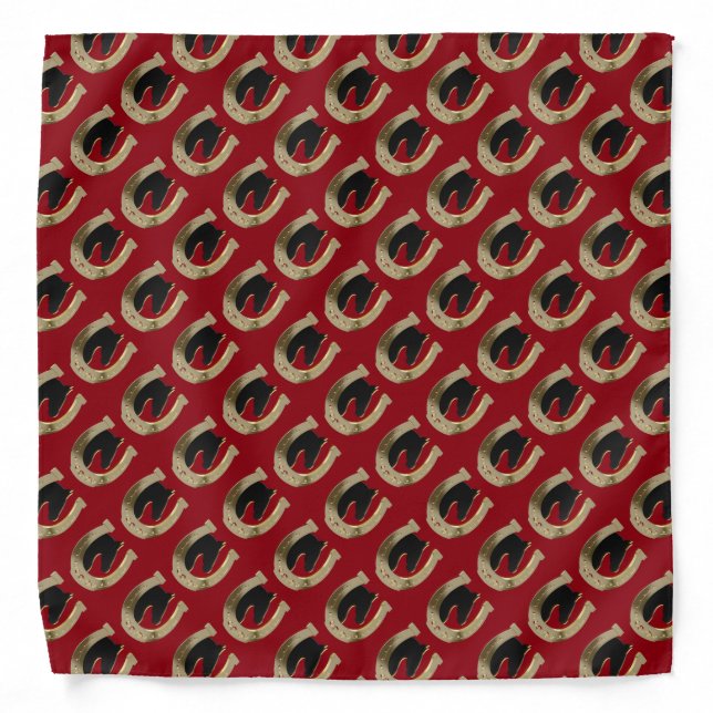Golden horseshoe bandana (Front)