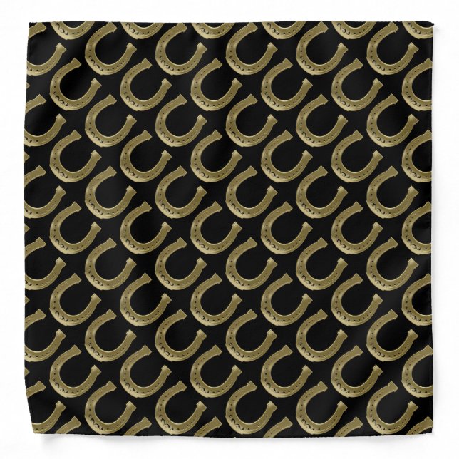 Golden horseshoe bandana (Front)