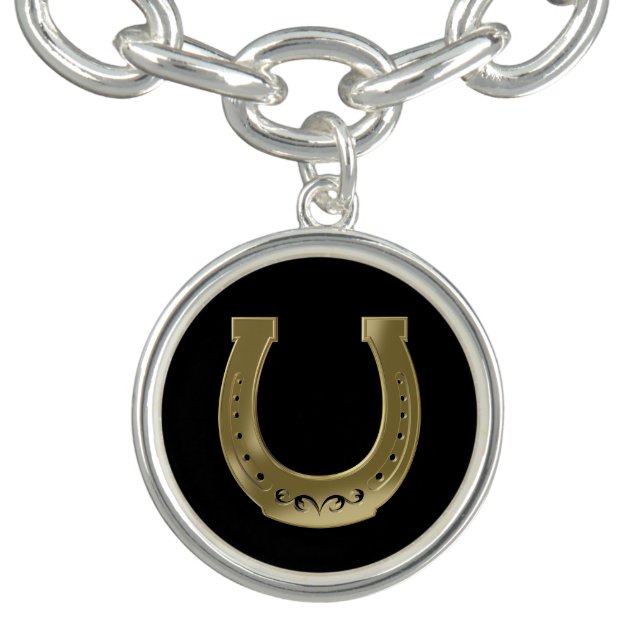 Golden horseshoe bracelet (Design)