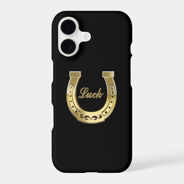 Golden horseshoe iPhone case (Back)