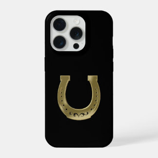Golden horseshoe iPhone 15 pro case