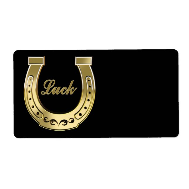 Golden horseshoe label (Front)