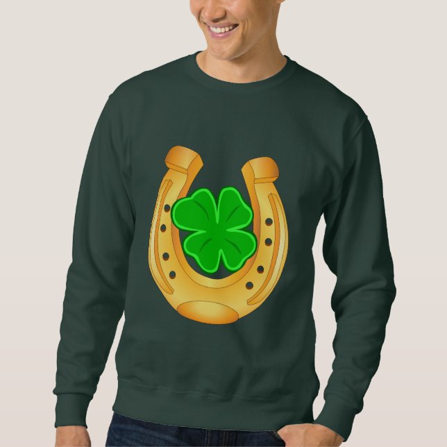 Golden Horseshoe Lucky Four Leafed Clover Shirt (Front)