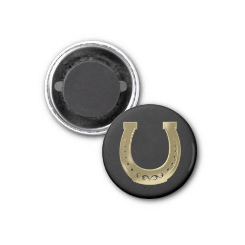 Golden horseshoe magnet