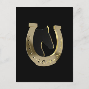 Golden horseshoe postcard